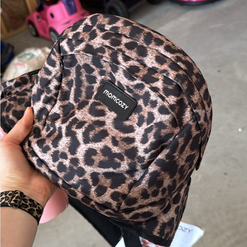 Leopard Print Backpack